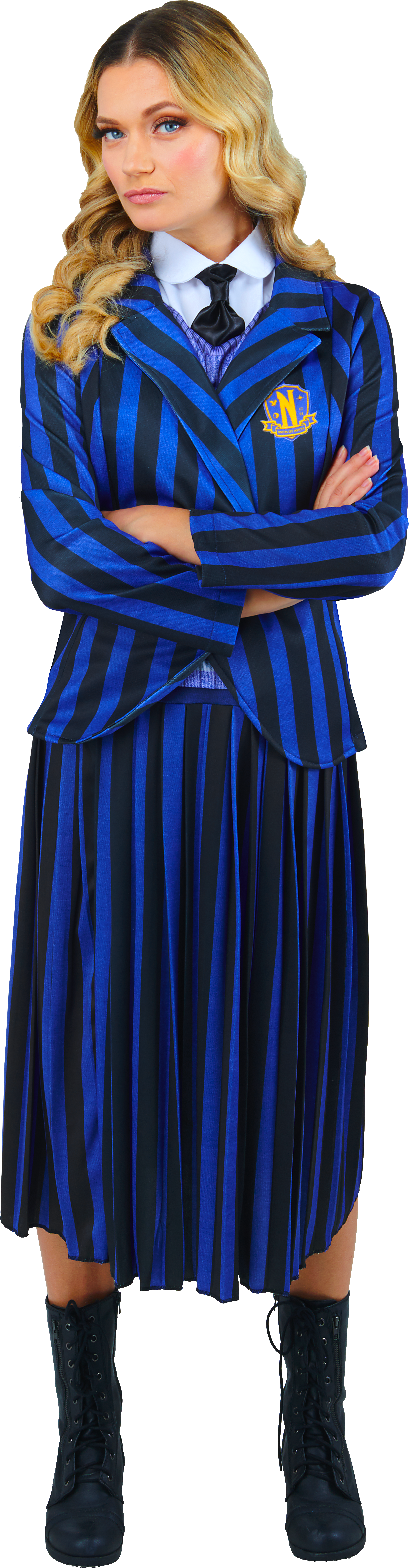 rubies-enid-uniform-kost-m-nevermore-academy-damen image 4