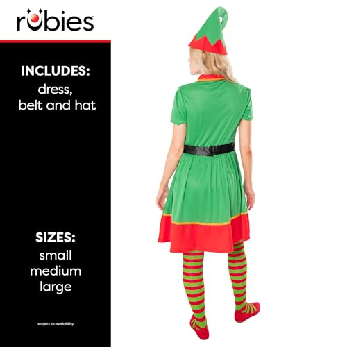 rubie-s-deluxe-elf-dress-kost-m-damen-44-47-weihnachten image 8