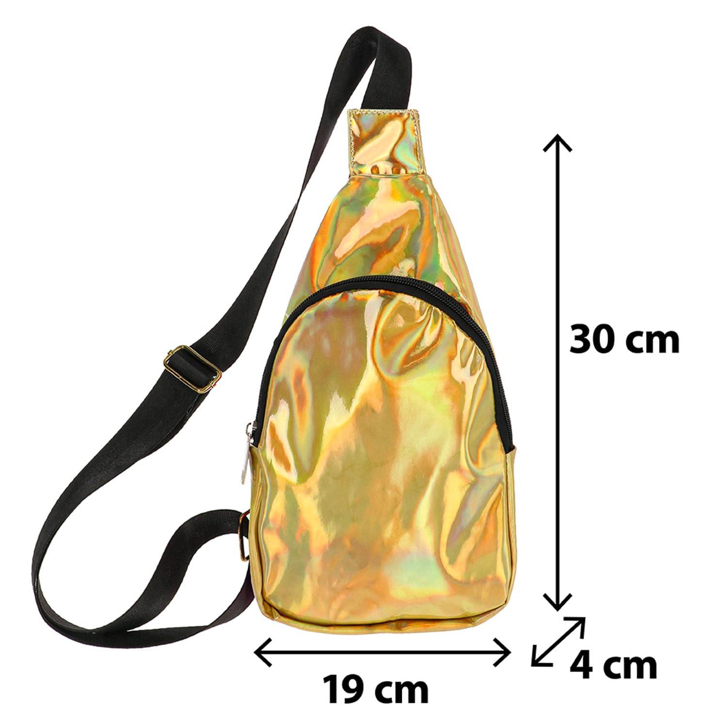 boland-accessories-crossbody-tasche-gold-30x19cm-holo image 2