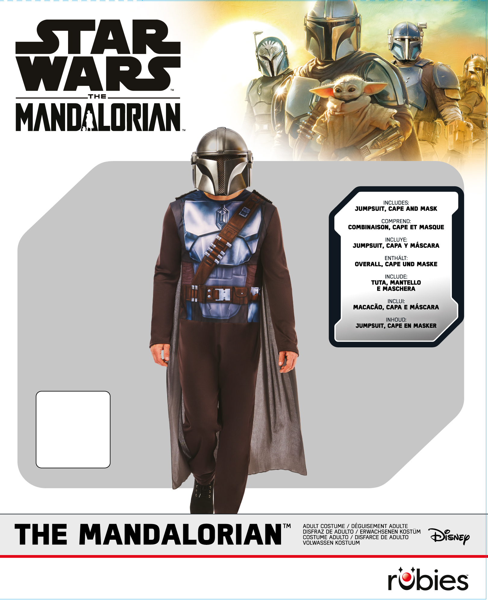 rubies-d-guisements-mandalorian-kost-m-erwachsene-klassik image 2