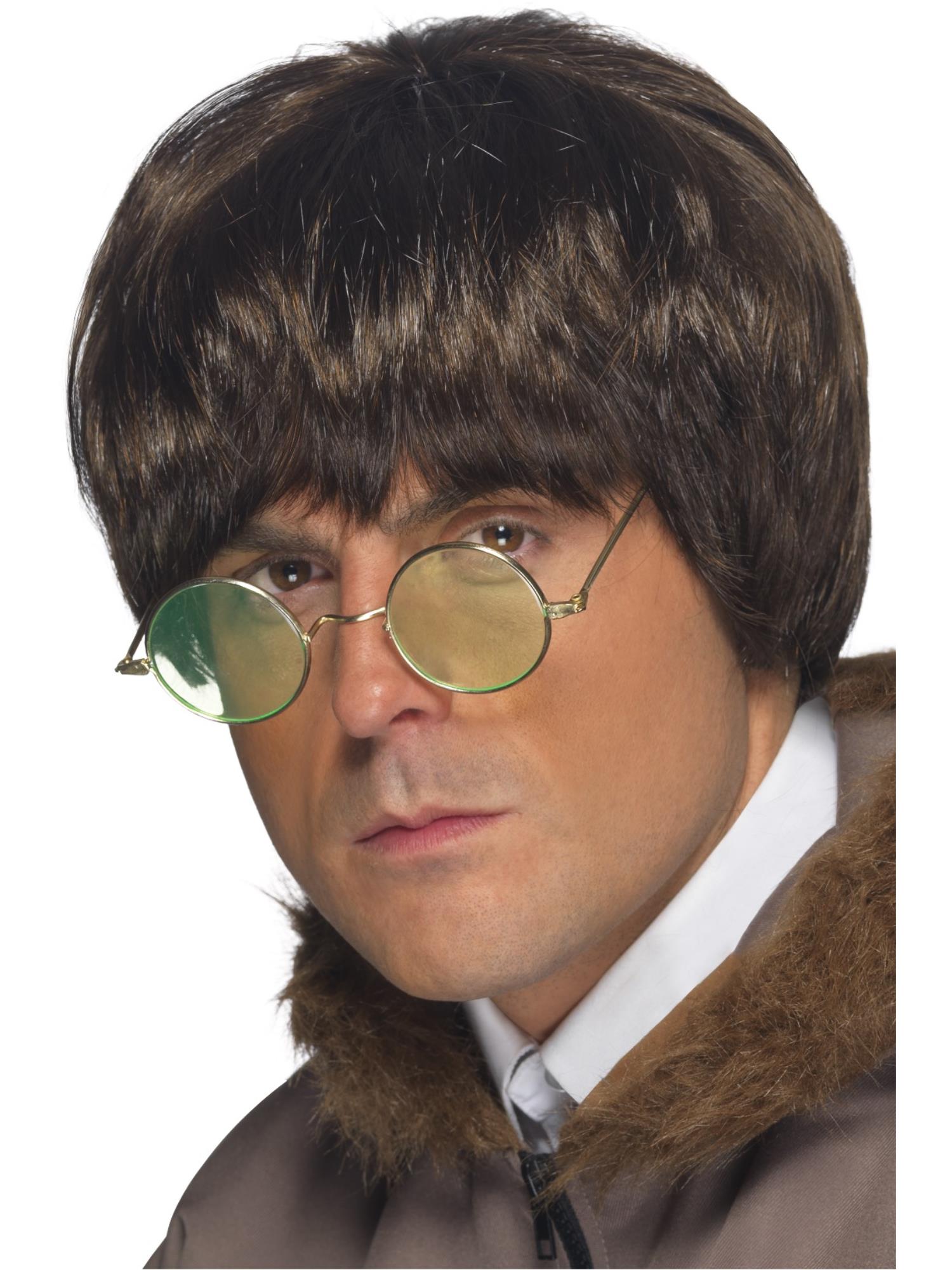 smiffys-fever-britpop-per-cke-braun-90er-bowl-cut image 1