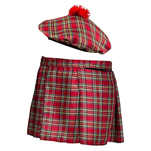 boland-schotten-set-damen-rot-kilt-barrett image 8