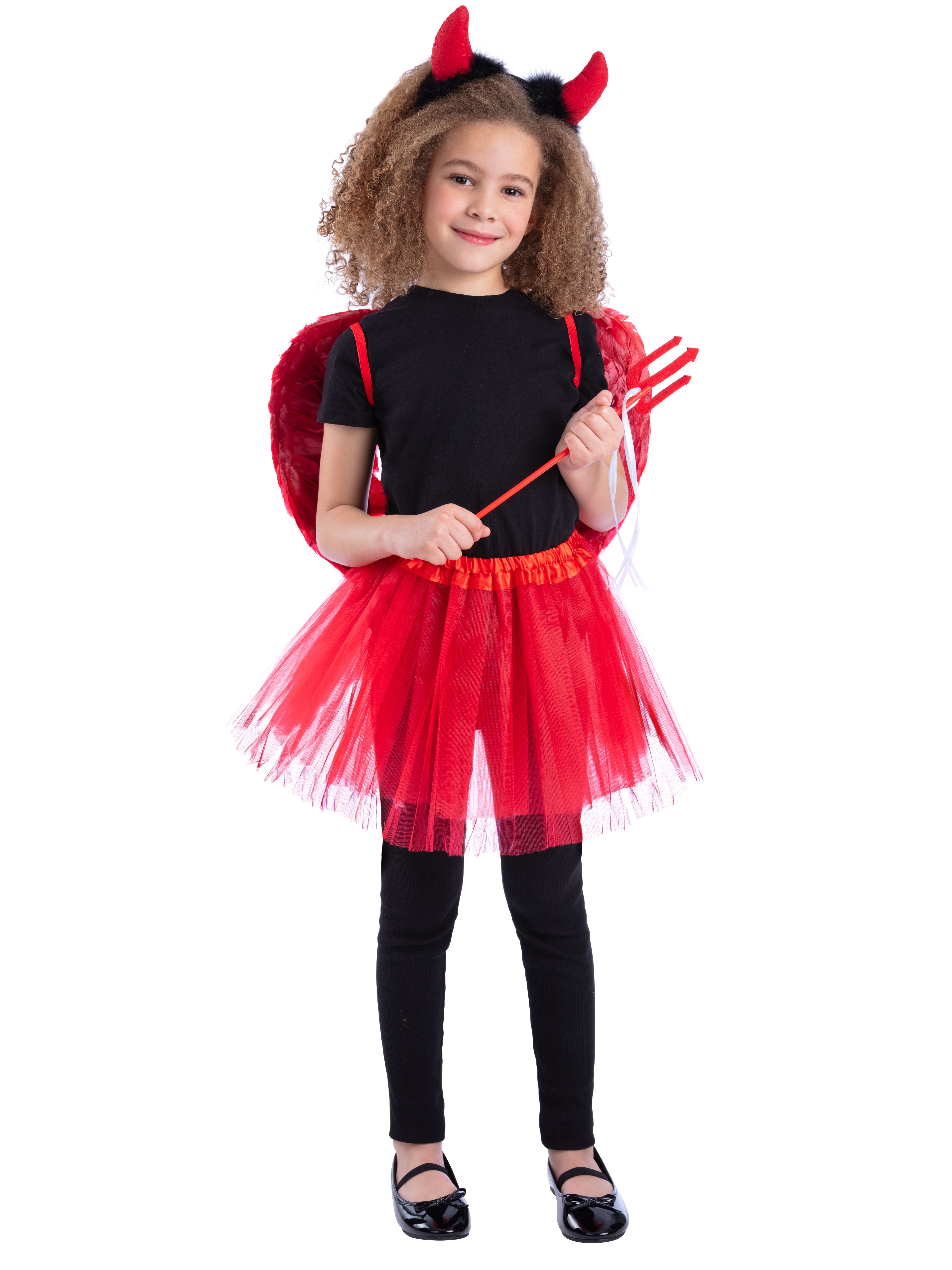 rubies-diablesse-tutu-kost-m-kinder-rot-schwarz-5-8-jahre image 1