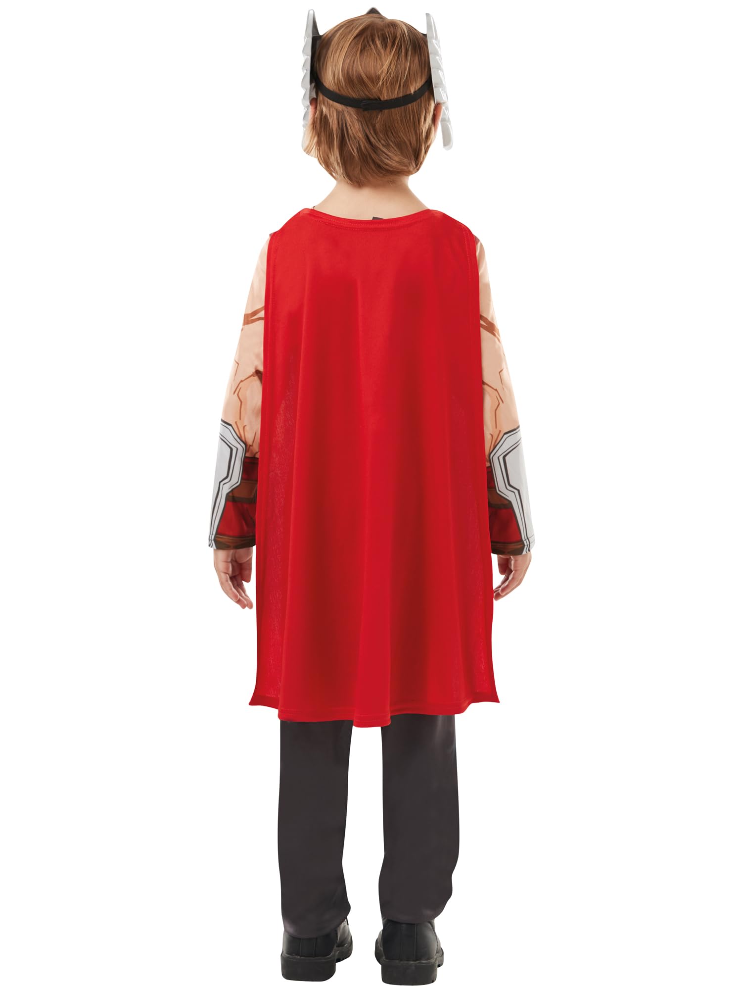 rubie-s-deluxe-thor-kost-m-kinder-m-mit-umhang-und-helm-gr-m image 3