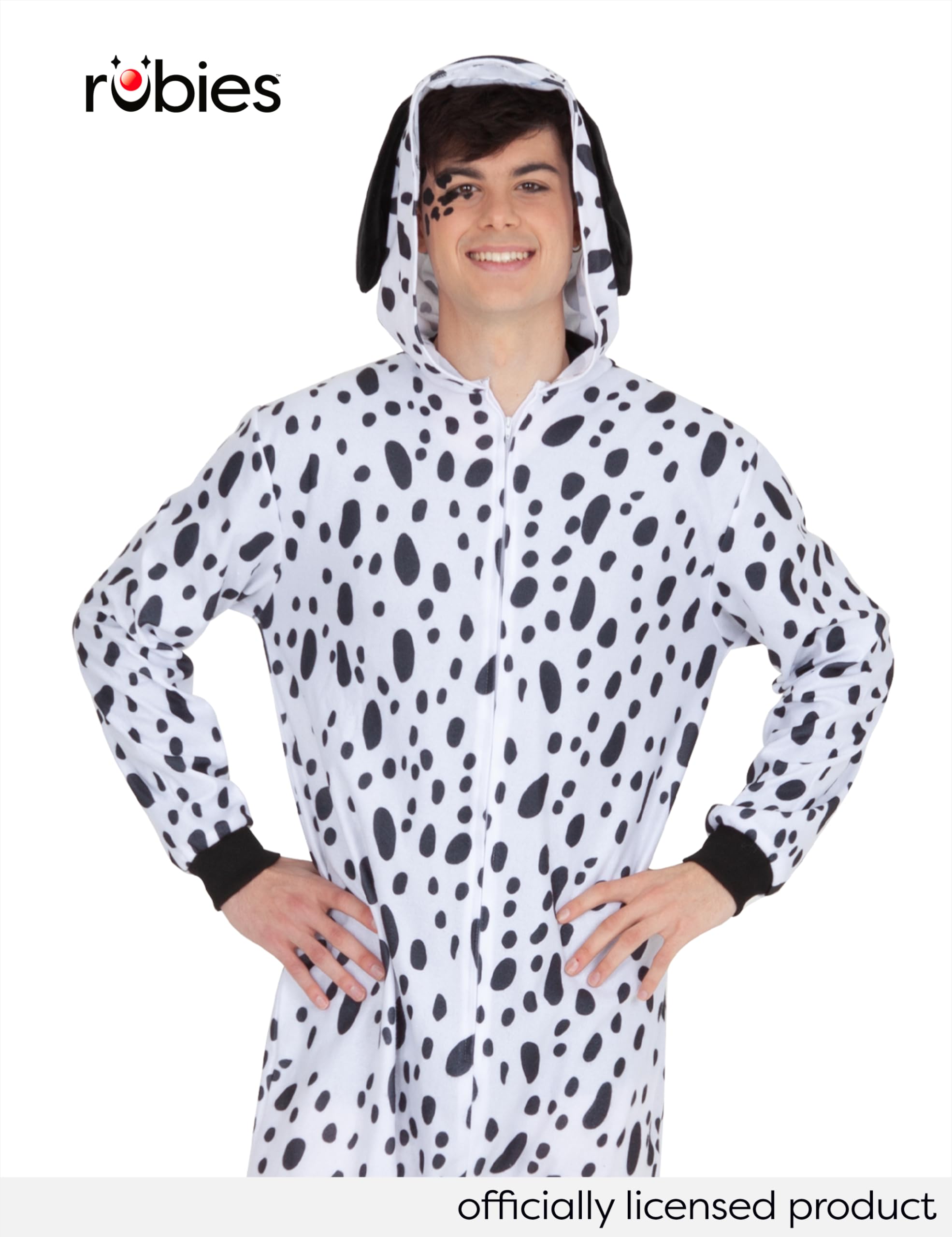 rubie-s-deluxe-dalmatiner-kost-m-jumpsuit-kapuze-erwachsene image 3