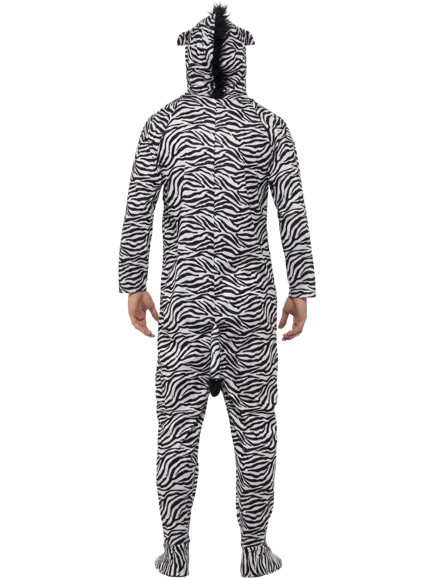 smiffys-fever-zebra-kost-m-overall-m-schwarz-wei-tierkost-m image 2