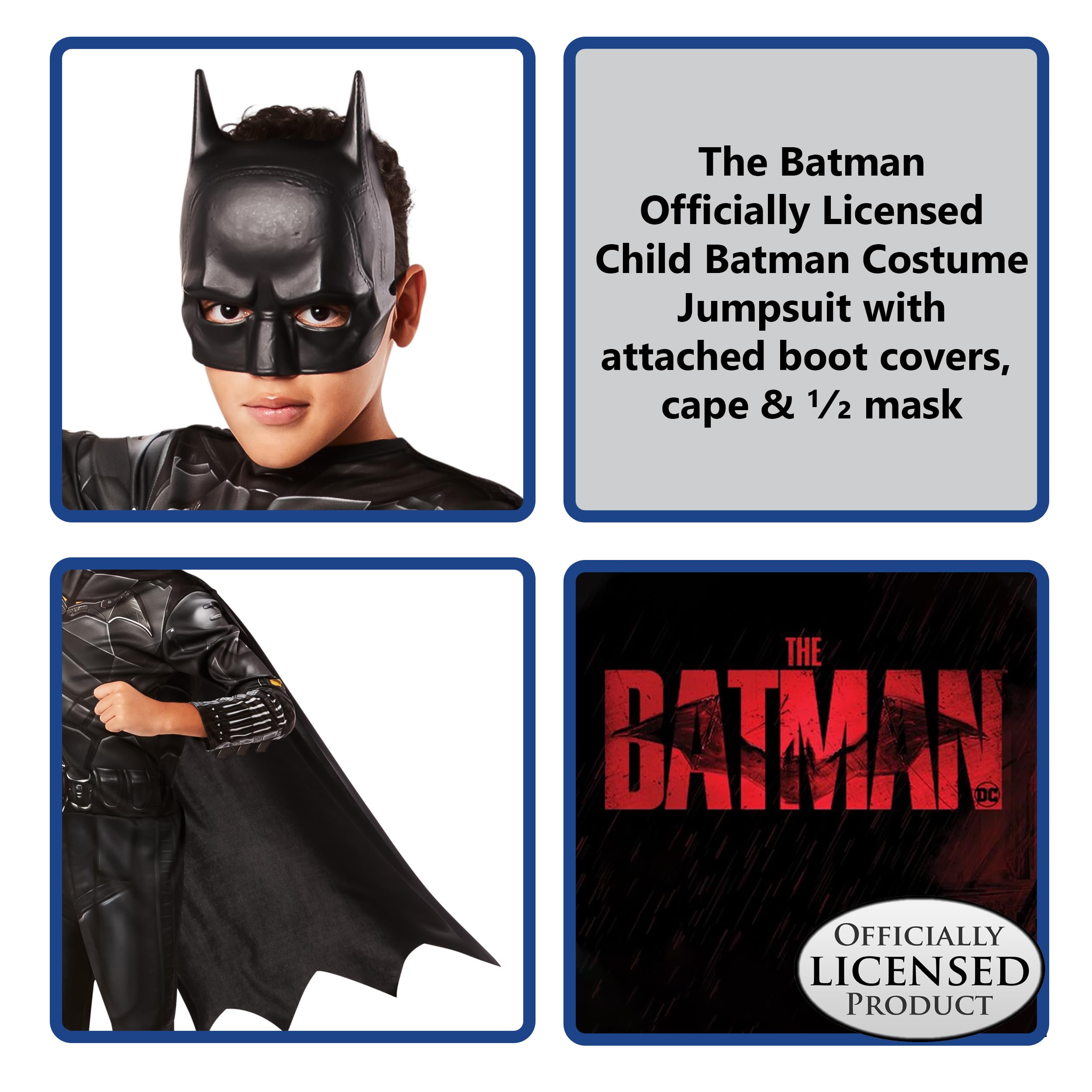 rubie-s-deluxe-batman-jungenkost-m-the-batman-movie-overall image 5