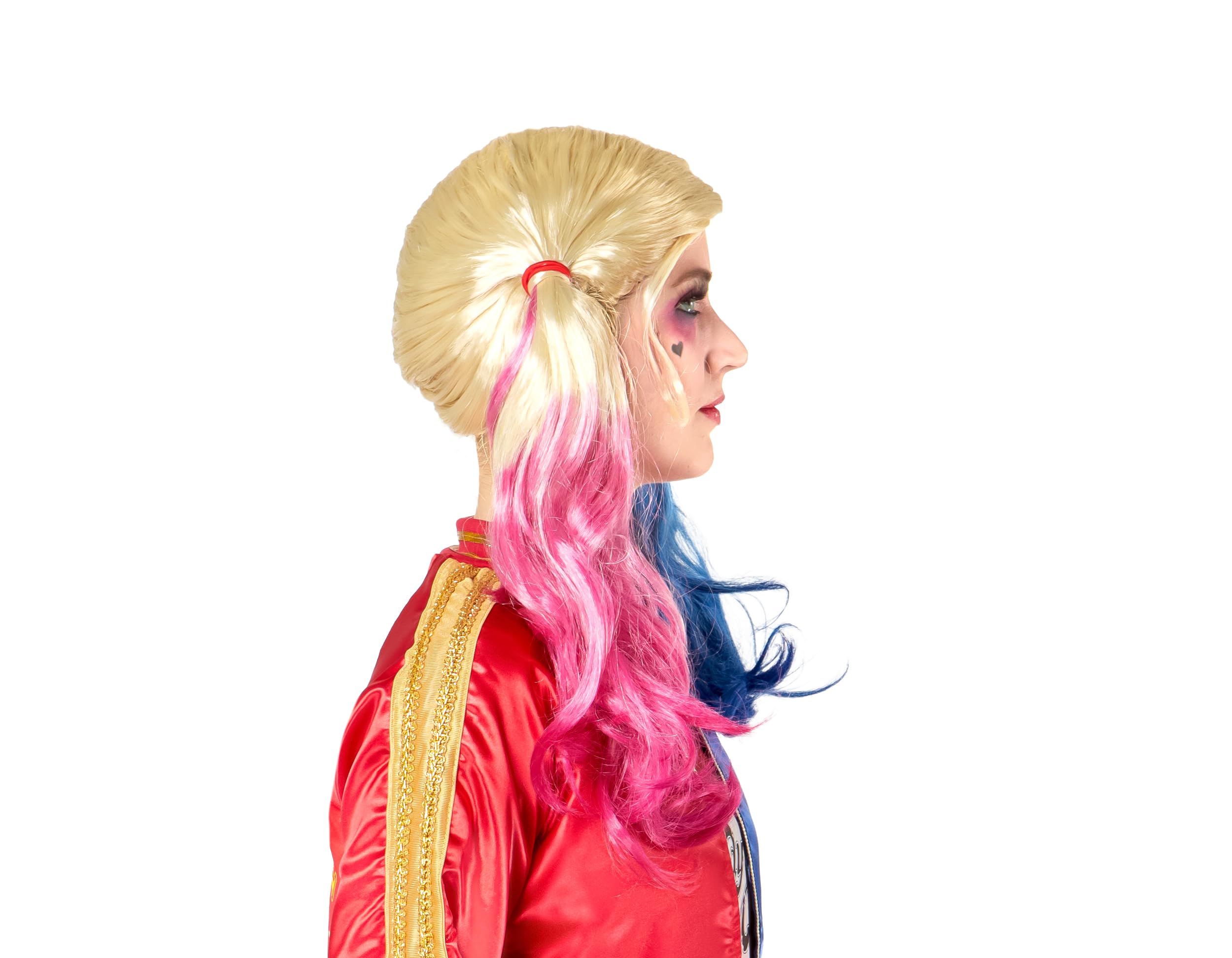 rubie-s-deluxe-harley-quinn-per-cke-blond-pink-blau-erwachsene image 3