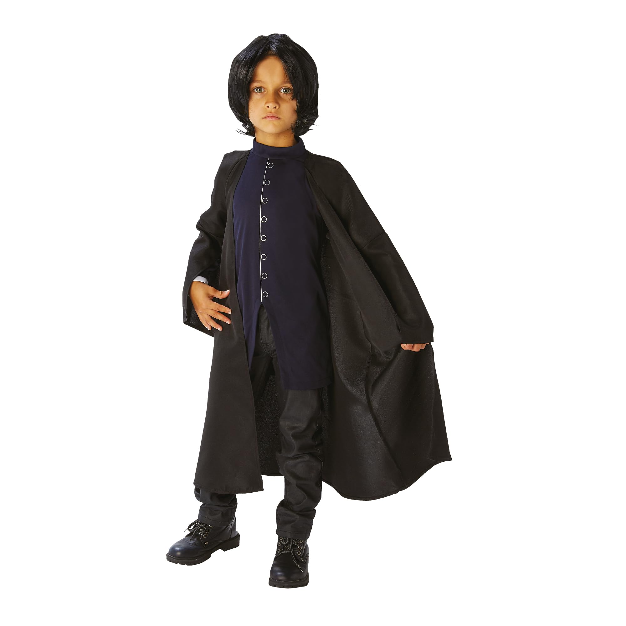 rubie-s-deluxe-snape-robe-kinder-m-5-6-jahre-zauberer-kost-m image 1