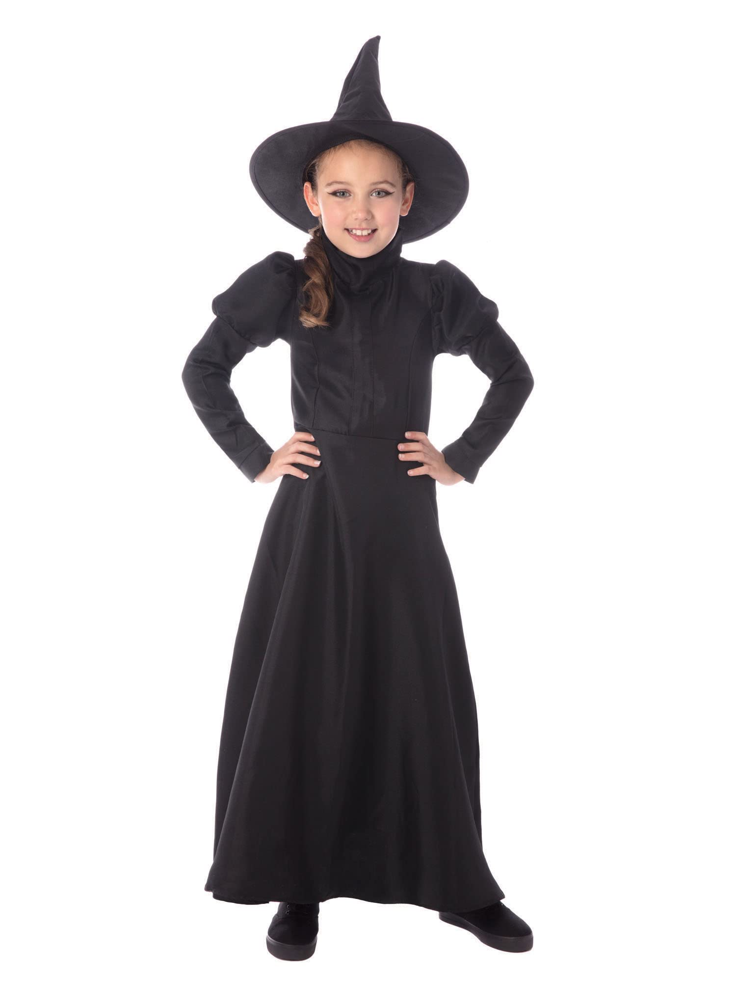 rubie-s-deluxe-hexenkost-m-kinder-3-4-jahre-schwarz image 1