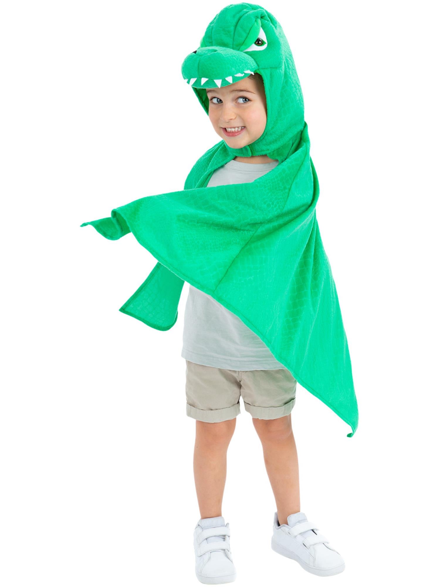 smiffys-fever-deluxe-dino-cape-kinder-gr-n-4-7-jahre image 2