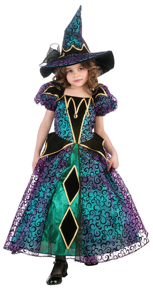 rubie-s-deluxe-radiant-witch-hexe-kost-m-kinder-l image 1