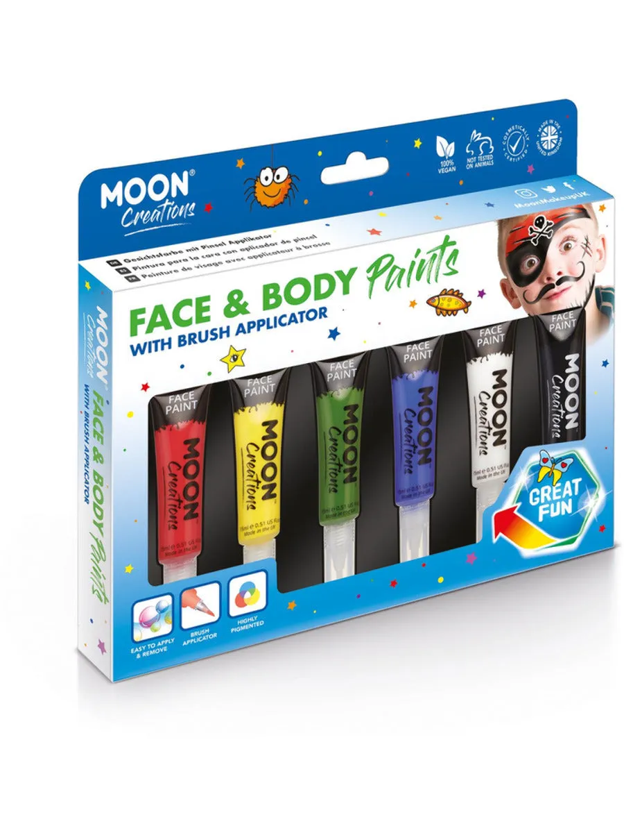 smiffys-makeup-fx-moon-creations-face-paint-6er-box image 1