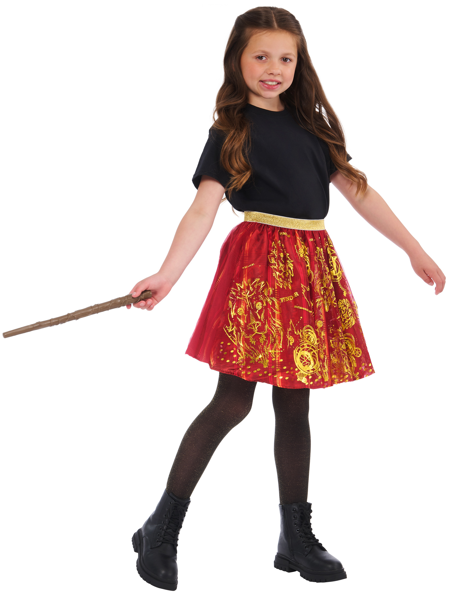 rubies-gryffindor-tutu-kost-m-set-5-8-jahre-mit-zauberstab image 8