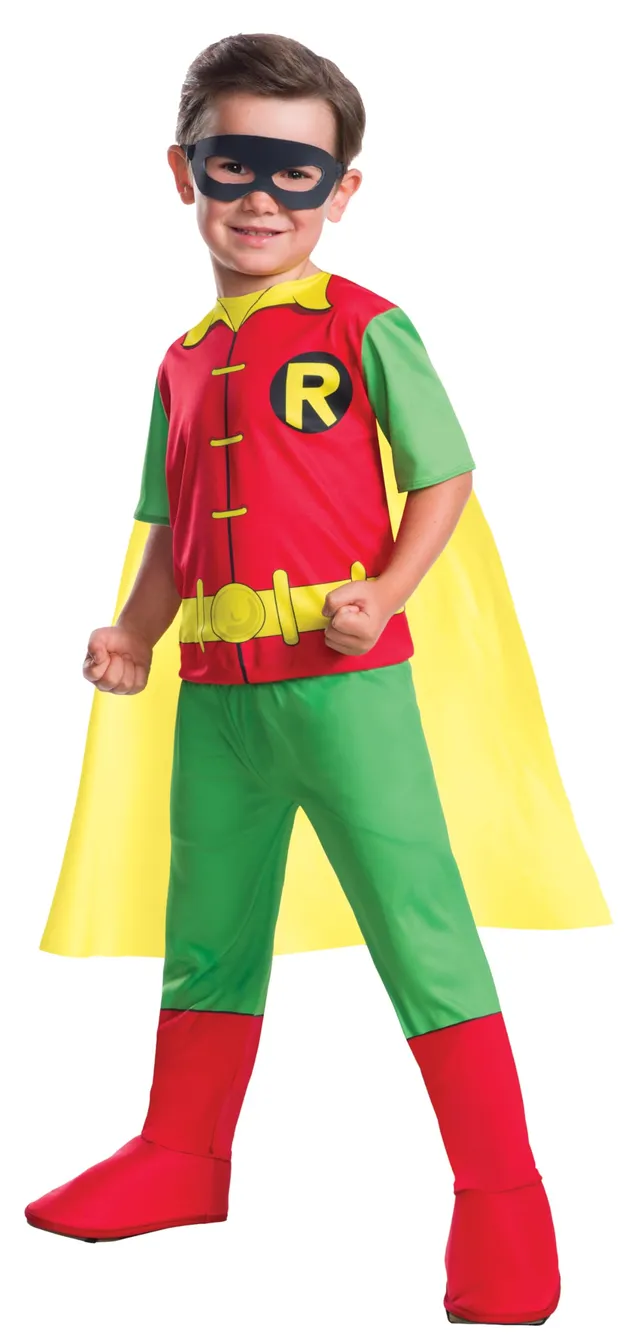 rubie-s-deluxe-dc-robin-kinderkost-m-superheld-f-r-kinder image 1
