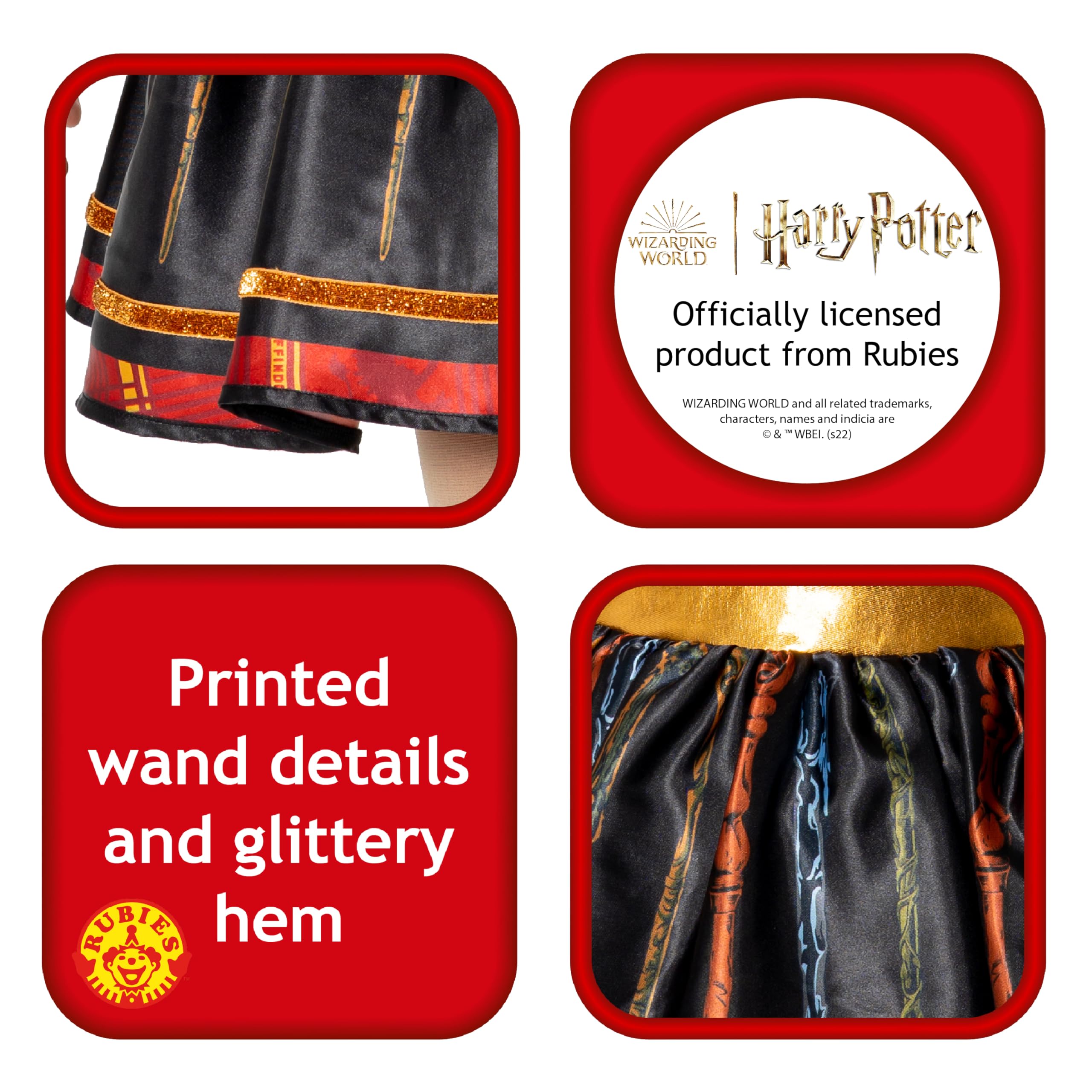 rubie-s-deluxe-hermine-granger-kinderkost-m-3-4-jahre-gryffindor image 3