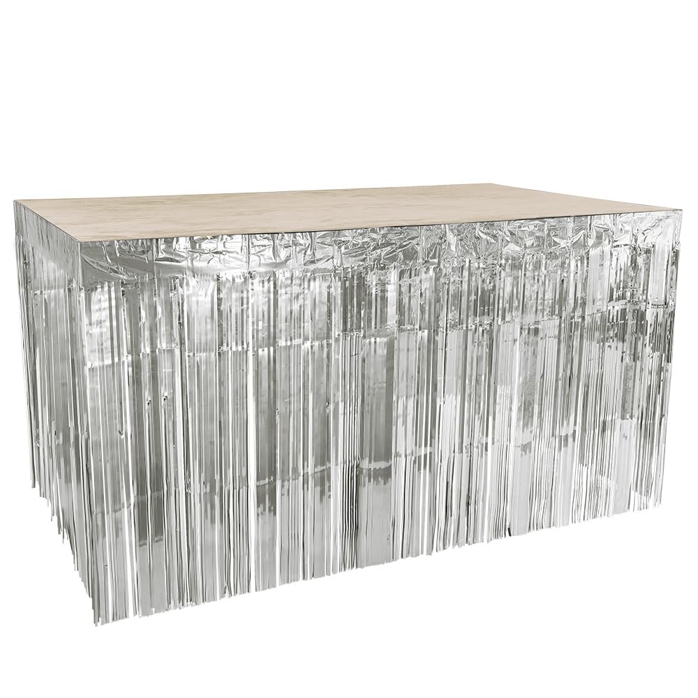 boland-tischvorhang-glitzer-tischdeko-300x74-cm-silber image 1