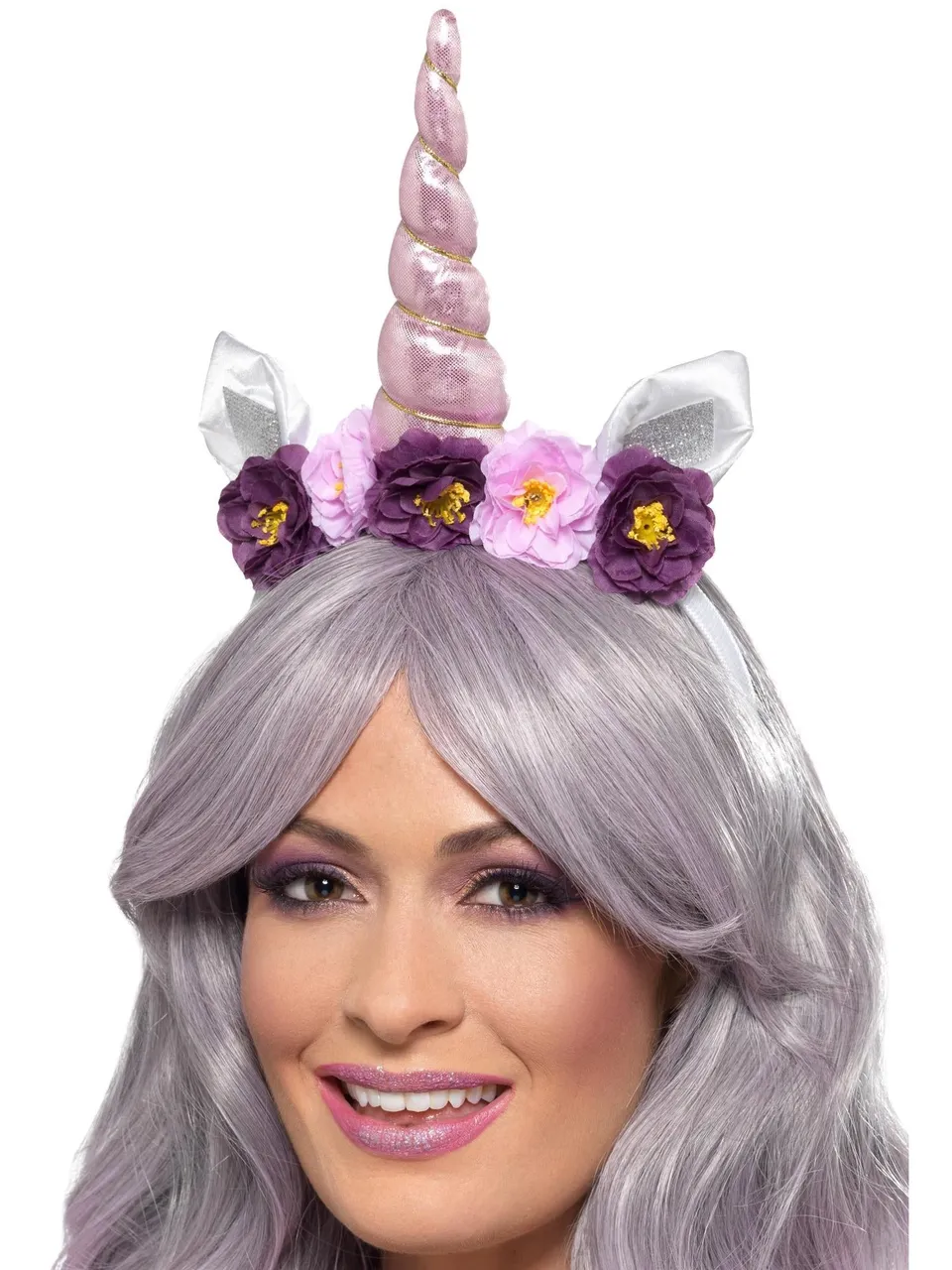 smiffys-fever-unicorn-headband-einhorn-stirnband-bunt image 1