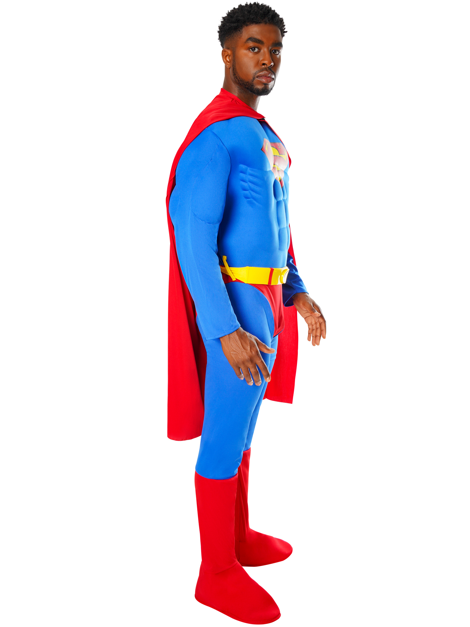 rubies-superman-kost-m-luxe-mit-muskeln-und-cape image 3