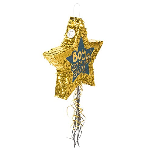 boland-decorations-pinata-boy-or-girl-stern-44-cm-schwarz-gold image 4