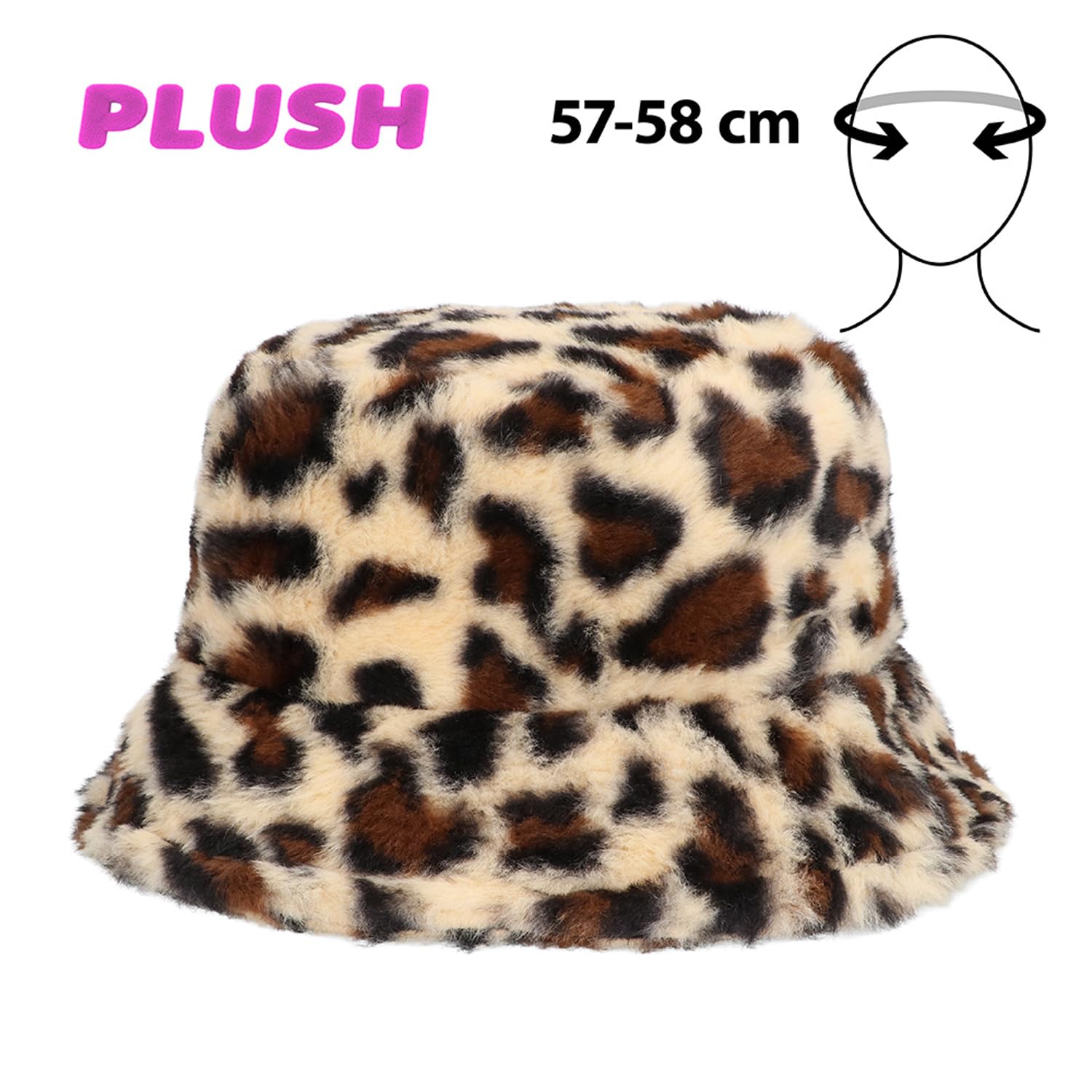 boland-leopard-fischerhut-pl-sch-bucket-hat-58-cm image 2