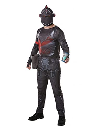 rubie-s-deluxe-black-knight-fortnite-kost-m-herren-l-schwarz image 6