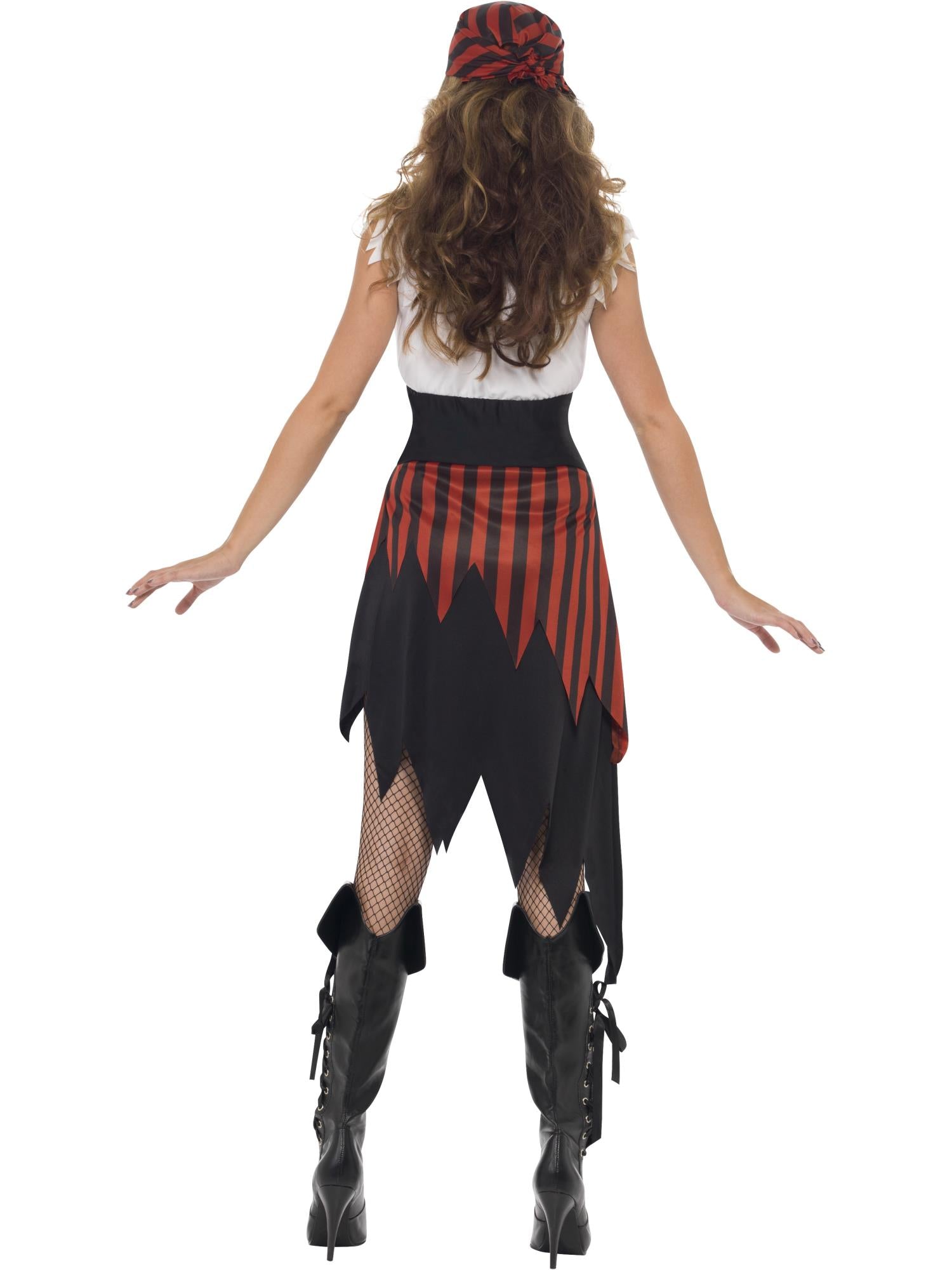 smiffys-fever-pirate-wench-piratenkost-m-damen-m-schwarz image 2