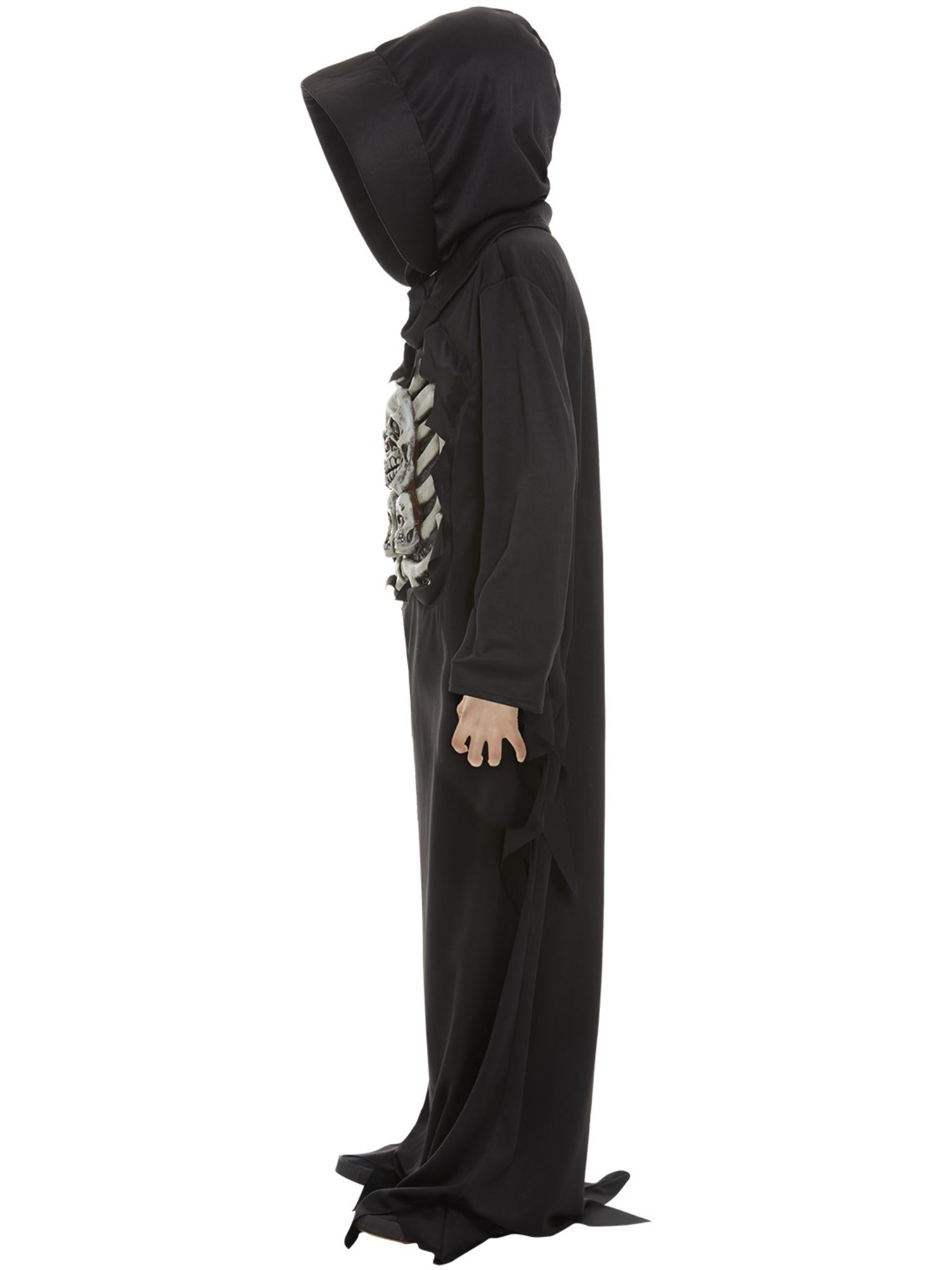 smiffys-fever-skeleton-reaper-kost-m-jungen-schwarz image 3