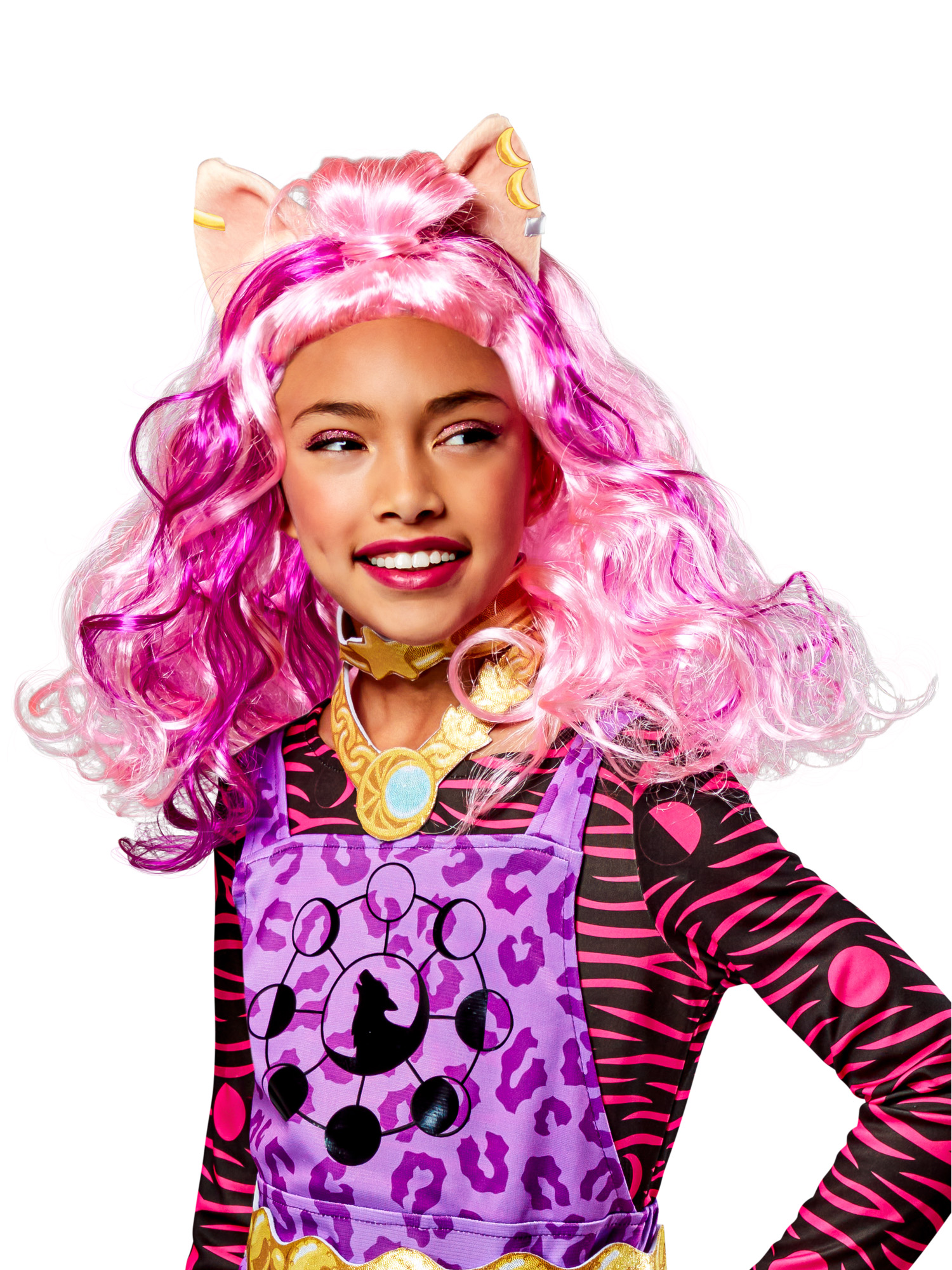 rubies-clawdeen-wolf-per-cke-lang-rosa-pink-gewellt image 1