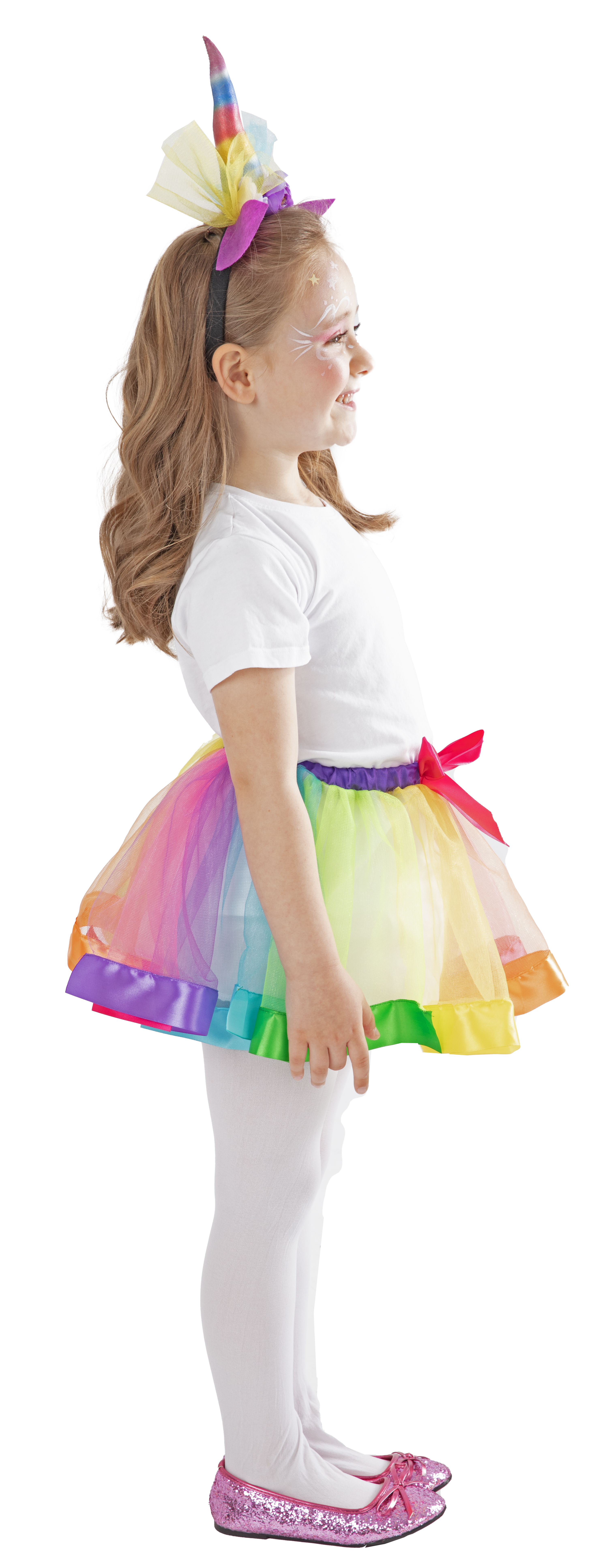rubies-licorne-einhorn-kost-m-tutu-bunt-mit-rosa-schleife image 2