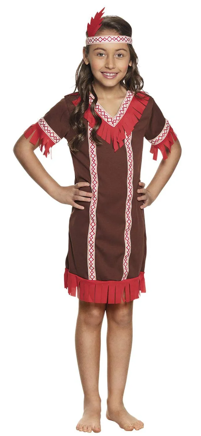 boland-indianerin-kinderkost-m-western-gr-128 image 1
