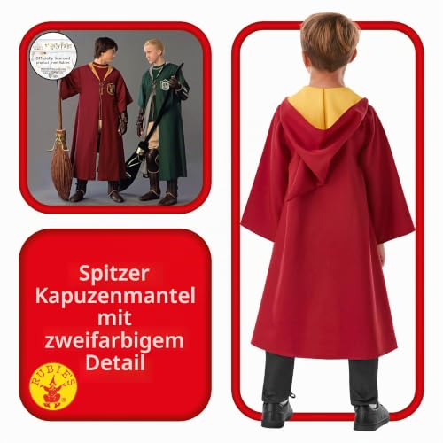 rubie-s-deluxe-harry-potter-quidditch-kost-m-kinder-9-10-gryffindor image 8