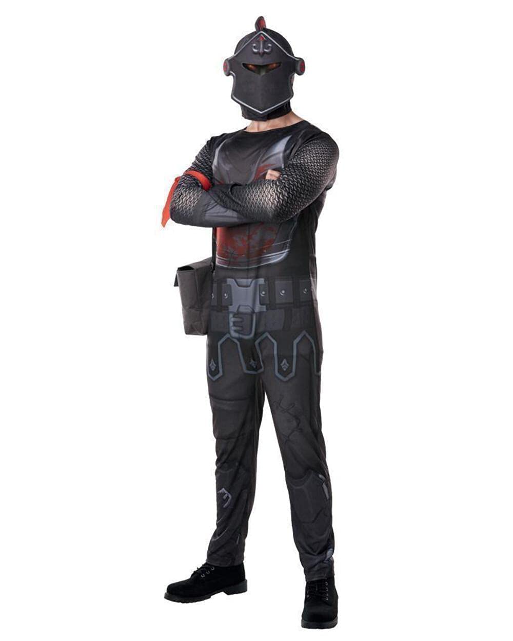 rubie-s-deluxe-black-knight-fortnite-kost-m-herren-l-schwarz image 1