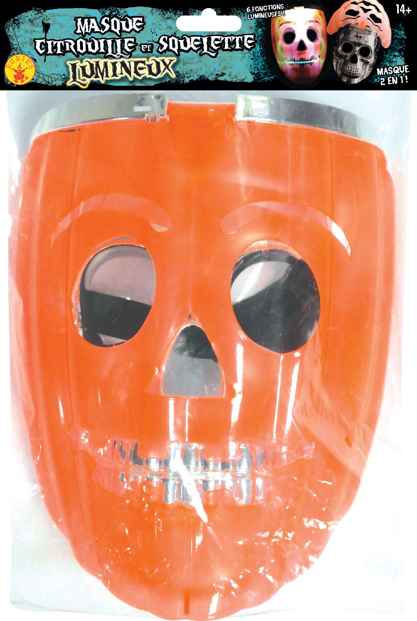 rubies-halloween-led-maske-k-rbis-2-in-1-skelett image 4