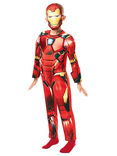 rubie-s-deluxe-iron-man-kinderkost-m-9-10-jahre-luxus-marvel image 4