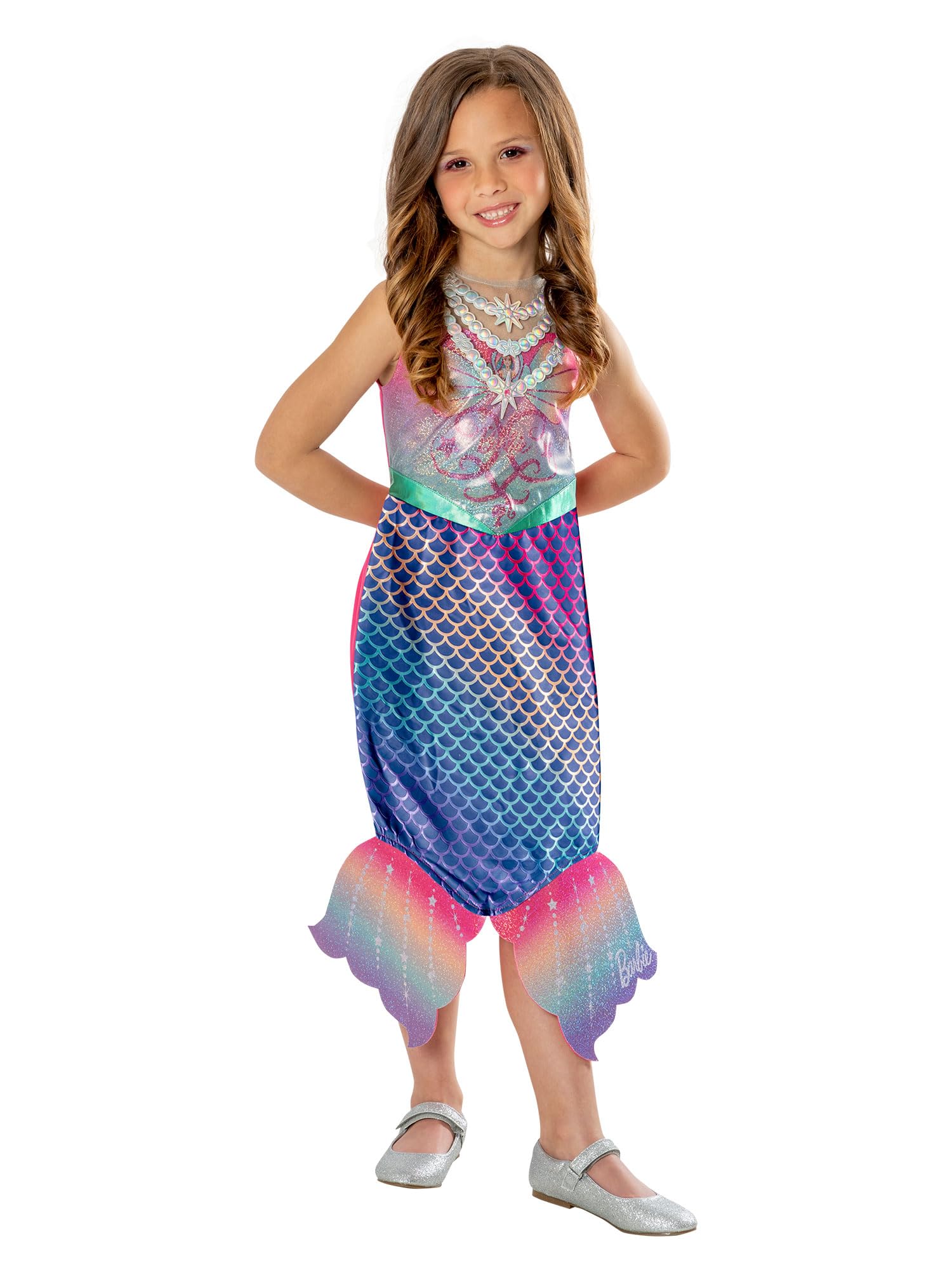 rubies-deluxe-barbie-meerjungfrau-kost-m-m-dchen-kleid image 2