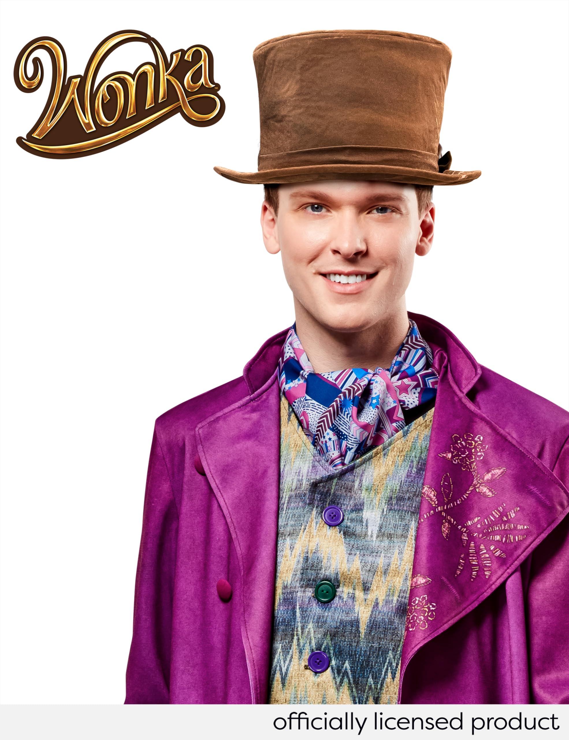 rubie-s-deluxe-willy-wonka-herrenkost-m-l-mantel-mit-zylinder image 6