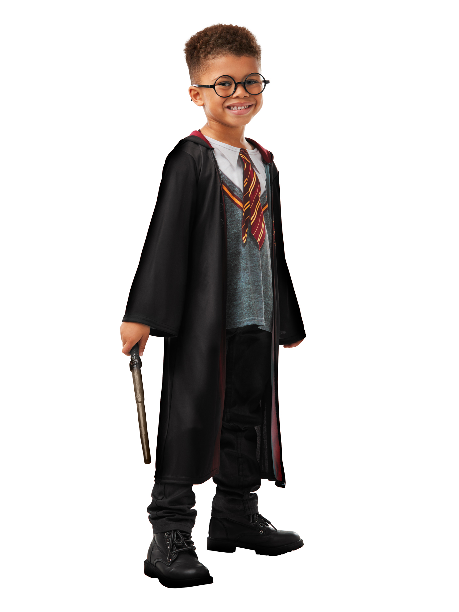 rubies-harry-potter-kost-m-gryffindor-umhang-brille-zauberstab image 2