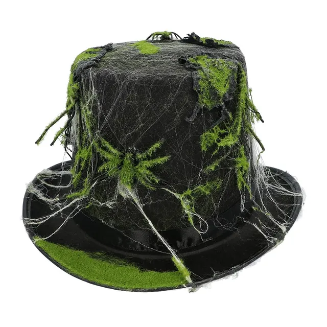 boland-97090-zombiehut-spinnennetz-zylinder-schwarz-halloween image 1