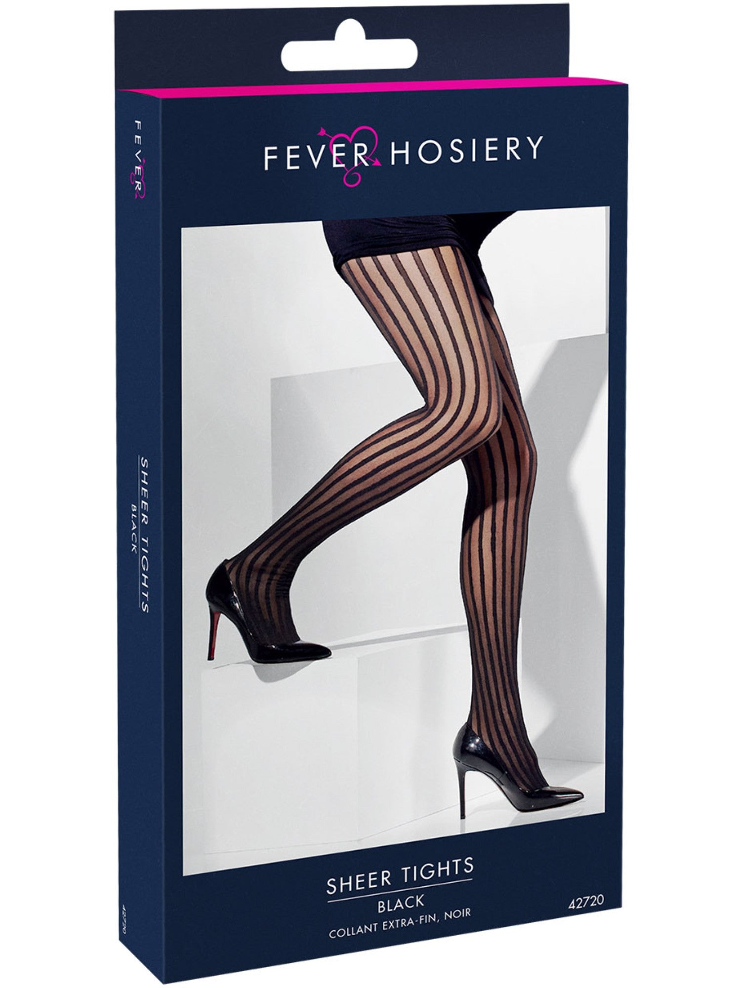 fever-strumpfhose-schwarz-transparent-mit-l-ngsstreifen image 3