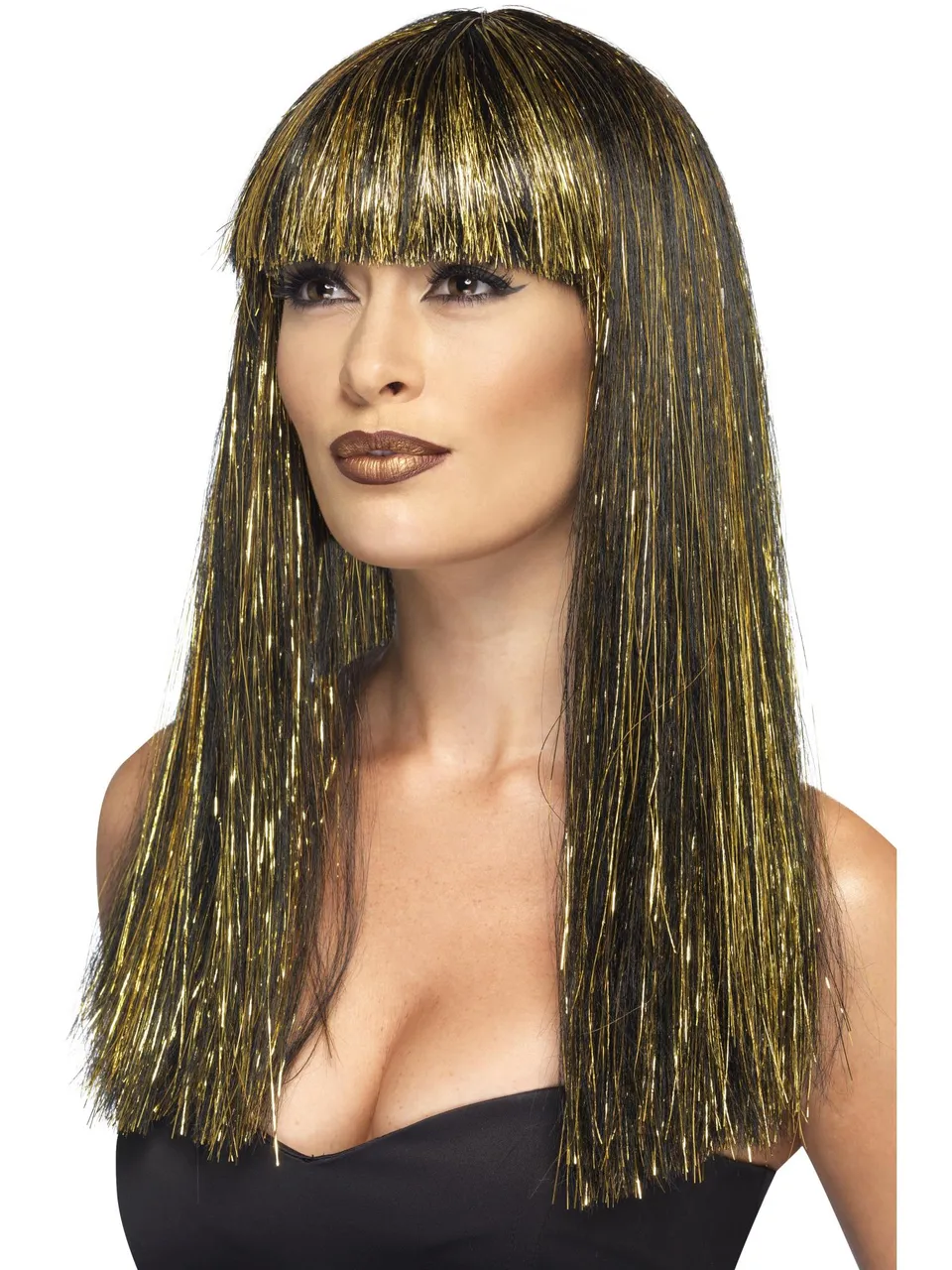 smiffys-fever-egyptian-goddess-per-cke-schwarz-gold image 1