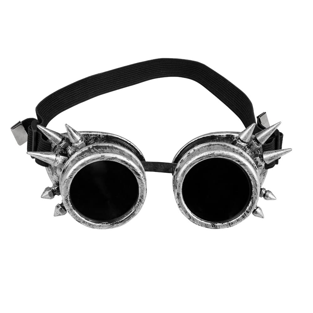 boland-accessories-cyberpunk-brille-silber-retro-steampunk image 1