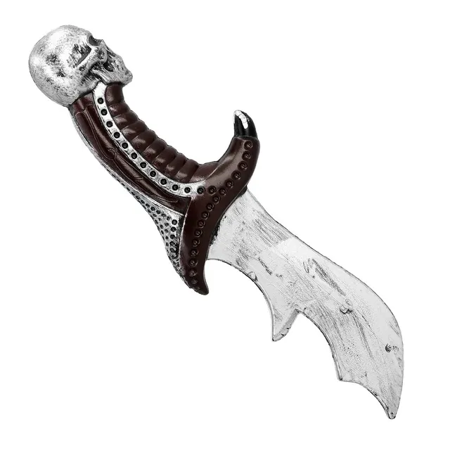 boland-72299-spielzeug-messer-29-cm-totenkopf-kost-mzubeh-r image 1