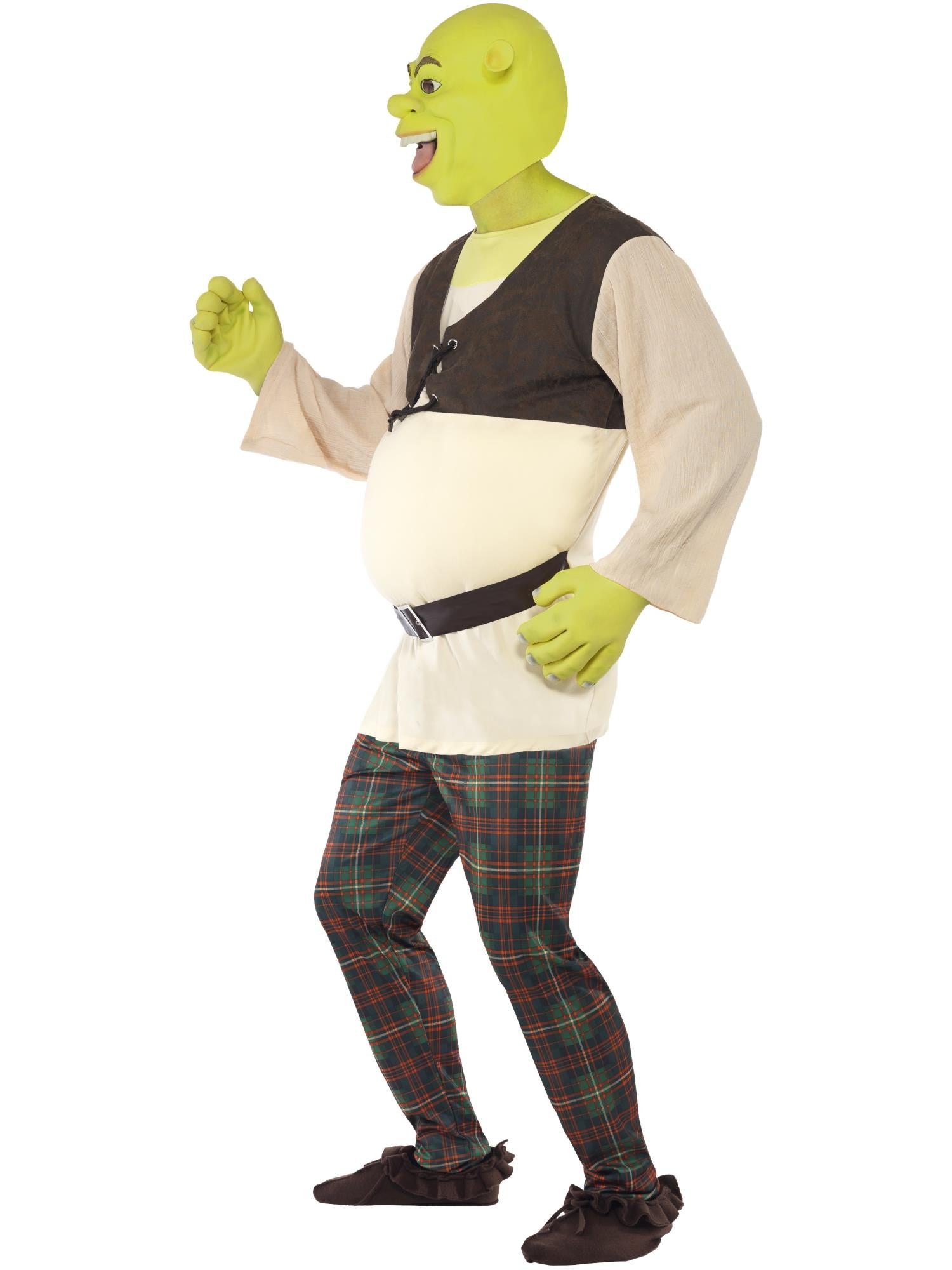 smiffys-fever-shrek-kost-m-herren-gr-n-m-l-maske image 3