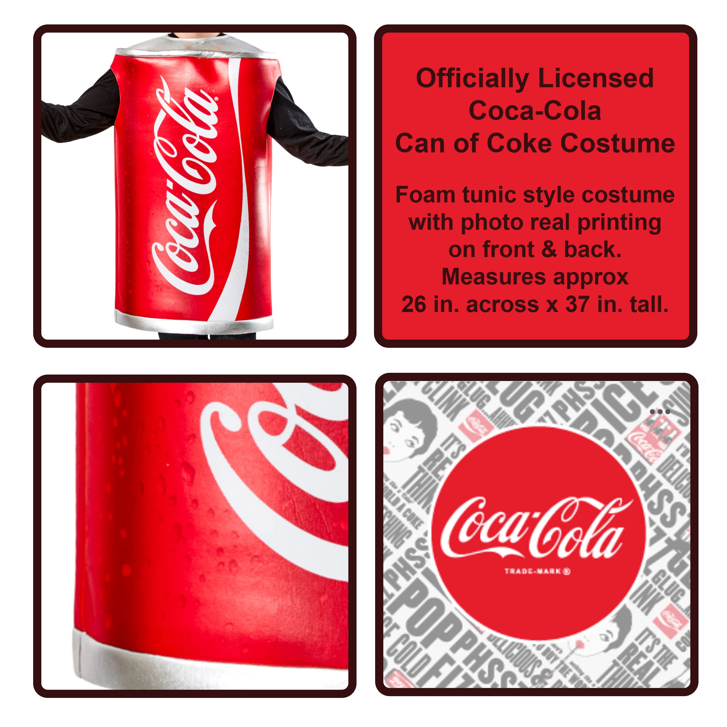 rubie-s-deluxe-coca-cola-dose-kost-m-erwachsene-einheitsgr-e image 2