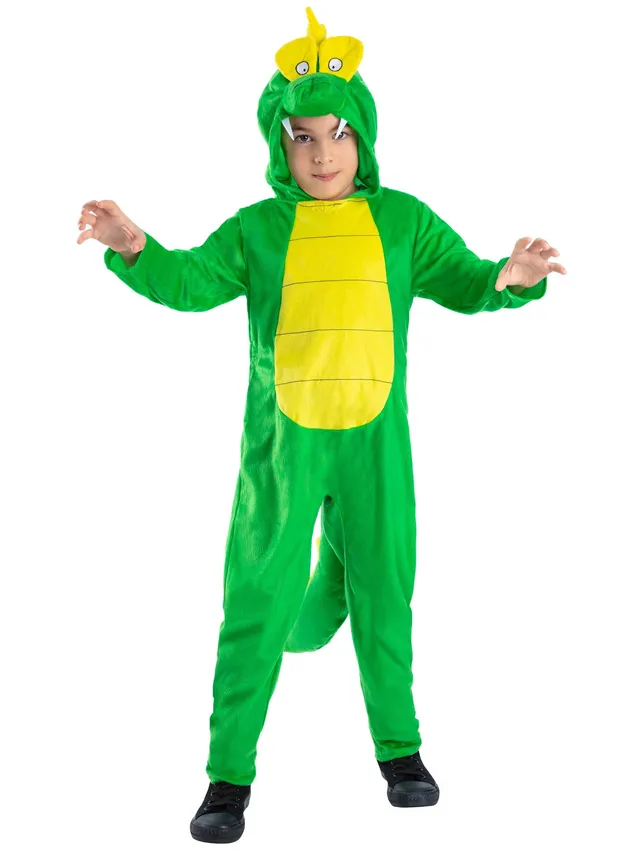 smiffys-fever-deluxe-krokodil-kost-m-kinder-gr-n image 1