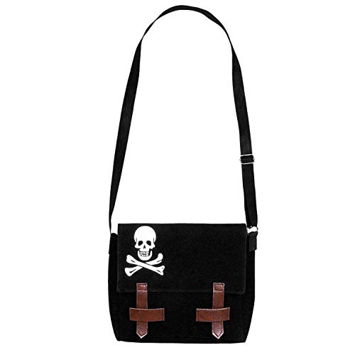 boland-accessories-74145-tasche-pirat-totenkopf-25-cm image 5
