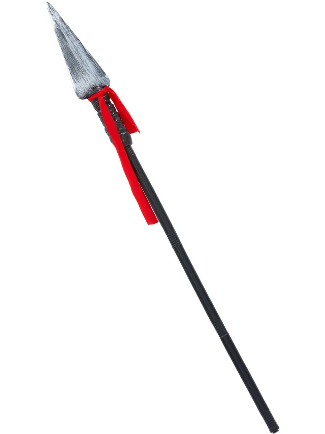 smiffys-fever-gladiator-speer-ausziehbar-schwarz-silber image 1