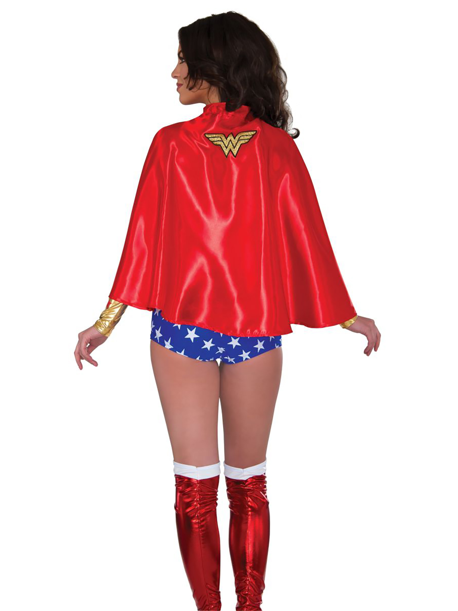rubies-capes-wonder-woman-umhang-rot-logo-erwachsene image 1