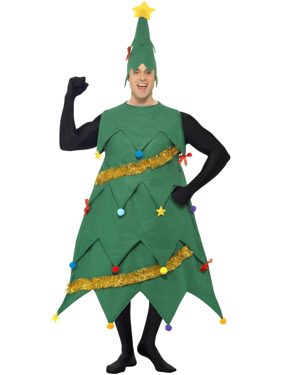 smiffys-fever-weihnachtsbaum-kost-m-unisex-gr-n-einheitsgr-e image 1